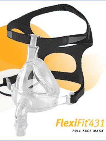 Fisher & Paykel Flexifit 431 Full Face CPAP Mask with Headgear, Multi-Size (Small, Medium/Large, Extra Large)